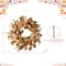 Glitzhome® 24" Fall Pumpkin Leaf Floral Wreath